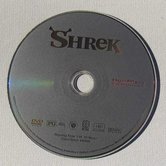 Shrek Dreamworks Animation DVD Video Movie 2001 - Picture 5 of 5